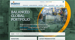 Desktop Screenshot of murphyoilcorp.com