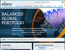 Tablet Screenshot of murphyoilcorp.com